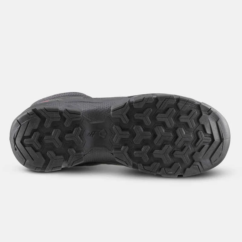 Quechua Chaussures De Randonnée Enfant Avec Lacets MH100 MID Grise Foncée Du 35 AU 38 3 Quechua Chaussures De Randonnée Enfant Avec Lacets MH100 MID Grise Foncée Du 35 AU 38 – Image 3