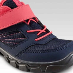 Quechua Chaussures De Randonnée Enfant Avec Scratch MH100 Bleu Et Rose Du 24 AU 34 -Magasin De Vêtements De Sport chaussures de randonnee enfant avec scratch mh100 bleu et rose du 24 au 34 5