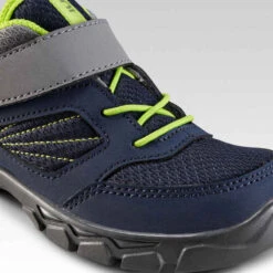 Quechua Chaussures De Randonnée Enfant Avec Scratch MH100 Bleu Du 24 AU 34 -Magasin De Vêtements De Sport chaussures de randonnee enfant avec scratch mh100 low bleu du 28 au 34 5