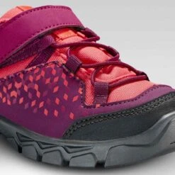 Quechua Chaussures De Randonnée Enfant Basses Avec Scratch MH120 LOW Violettes 28 AU 34 -Magasin De Vêtements De Sport chaussures de randonnee enfant basses avec scratch mh120 low violettes 28 au 34 5