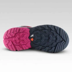 Quechua Chaussures De Randonnée Montagne Avec Scratch Fille Crossrock Bleues/rose 24-34 -Magasin De Vêtements De Sport chaussures de randonnee montagne basses avec scratch fille crossrock bleuesslashrose 2