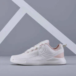 CHAUSSURES DE TENNIS FEMME ARTENGO TS 130 OFF WHITE ROSE -Magasin De Vêtements De Sport chaussures de tennis femme artengo ts 130 off white rose 3