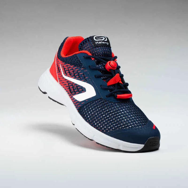 Decathlon Chaussures Enfant D' Athlétisme AT 300 Breath Bleues Rouges 2 Decathlon Chaussures Enfant D' Athlétisme AT 300 Breath Bleues Rouges – Image 2