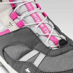 Quechua Chaussures Imperméables De Randonnée Enfant Lacet CROSSROCK MID Grises 35-38 -Magasin De Vêtements De Sport chaussures impermeables de randonnee enfant lacet crossrock mid grises 35 38 5