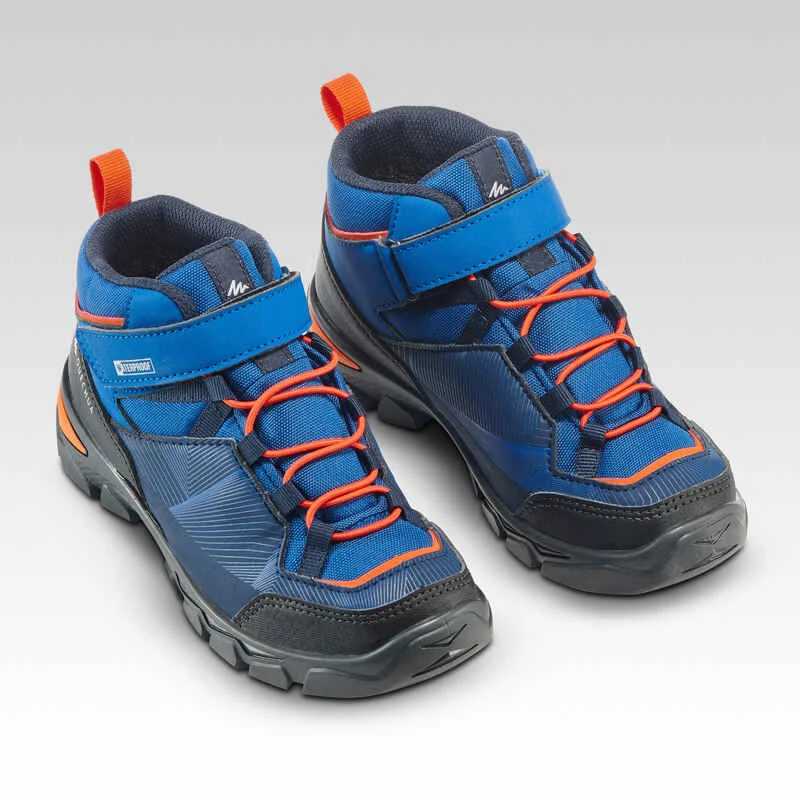 Quechua Chaussures Imperméables De Randonnée -MH120 MID Bleues- Enfant 28 AU 34 Scratch 3 Quechua Chaussures Imperméables De Randonnée -MH120 MID Bleues- Enfant 28 AU 34 Scratch – Image 3