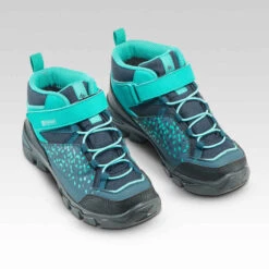 Quechua Chaussures Imperméables De Randonnée - MH120 MID Turquoises - Enfant 28 AU 34 -Magasin De Vêtements De Sport chaussures impermeables de randonnee mh120 mid turquoises enfant 28 au 34 3