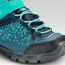 Quechua Chaussures Imperméables De Randonnée - MH120 MID Turquoises - Enfant 28 AU 34 -Magasin De Vêtements De Sport chaussures impermeables de randonnee mh120 mid turquoises enfant 28 au 34 5