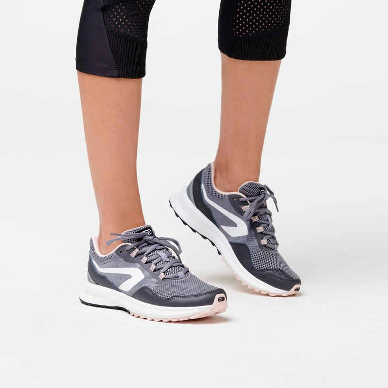 CHAUSSURES DE RUNNING FEMME KALENJI RUN ACTIVE GRIP GRIS ROSE 7 CHAUSSURES DE RUNNING FEMME KALENJI RUN ACTIVE GRIP GRIS ROSE – Image 7