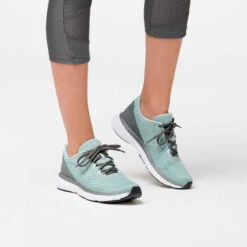 CHAUSSURES DE RUNNING FEMME KALENJI RUN SUPPORT KAKI -Magasin De Vêtements De Sport chaussures jogging femme run support gris corail 7