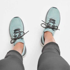 CHAUSSURES DE RUNNING FEMME KALENJI RUN SUPPORT KAKI -Magasin De Vêtements De Sport chaussures jogging femme run support gris corail 8