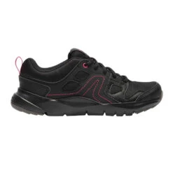 Chaussures Marche Active Femme HW 100 Noir / Rose