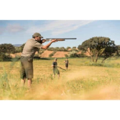 Chemise Manches Courtes Chasse 100 Vert Clair -Magasin De Vêtements De Sport chemise manches courtes chasse 100 vert clair 5