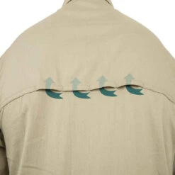 Chemise Manches Courtes Chasse 100 Vert Clair -Magasin De Vêtements De Sport chemise manches courtes chasse 100 vert clair 8