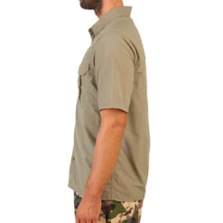 Chemise Manches Courtes Respirante Chasse Homme - SG100 Vert Clair 13 Chemise Manches Courtes Respirante Chasse Homme - SG100 Vert Clair -Magasin De Vêtements De Sport chemise manches courtes respirante chasse homme sg100 vert clair 4