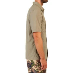 Chemise Manches Courtes Respirante Chasse Homme - SG100 Vert Clair 15 Chemise Manches Courtes Respirante Chasse Homme - SG100 Vert Clair -Magasin De Vêtements De Sport chemise manches courtes respirante chasse homme sg100 vert clair 6