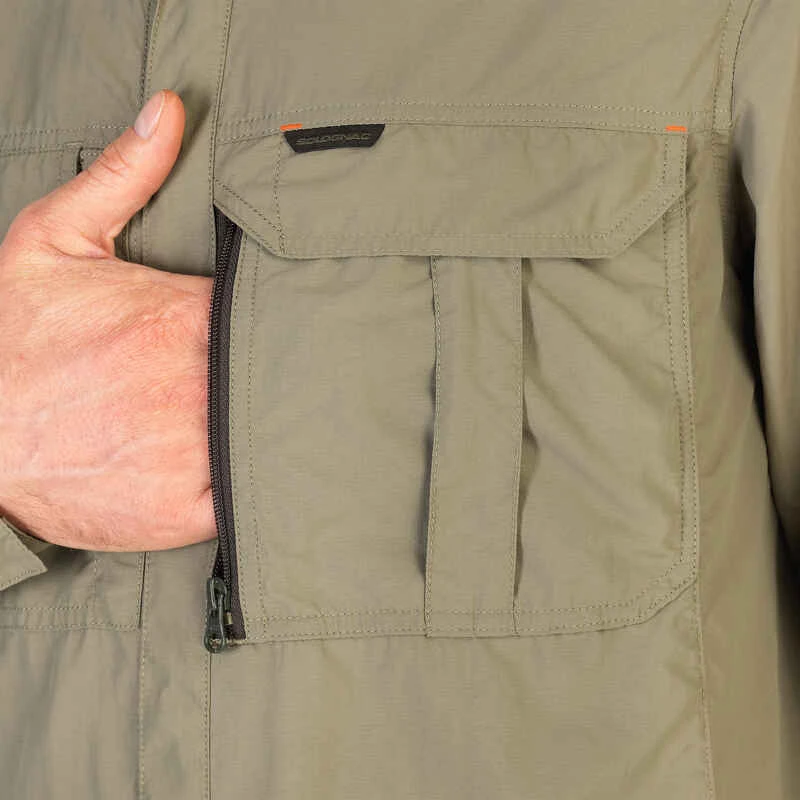 Chemise Manches Longues Légère Et Respirante Chasse Homme - 520 Kaki 15 Chemise Manches Longues Légère Et Respirante Chasse Homme - 520 Kaki – Image 15