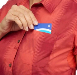 Quechua Chemises Manches Courtes TRAVEL 100 Femme Corail -Magasin De Vêtements De Sport chemises manches courtes travel 100 femme corail 10