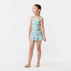 Girl Two-pieces Skirt Swimsuit - CN NOA 2P MERMAID BLUE -Magasin De Vêtements De Sport cn noa tuamo martinica 3