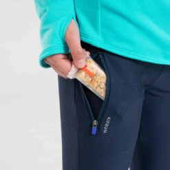 COLLANT DE RUNNING RESPIRANT ENFANT - KIPRUN DRY BLEU MARINE -Magasin De Vêtements De Sport collant enfant d athletisme at 100 degrade corail fluo 2