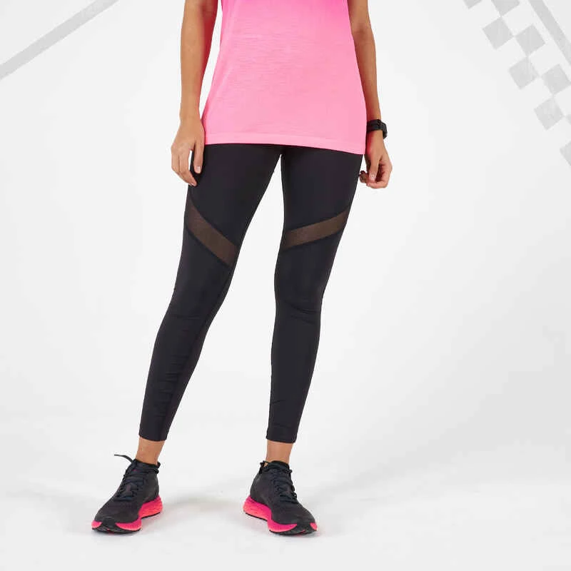 COLLANT RUNNING FEMME AVEC MAINTIEN KIPRUN SUPPORT NOIR 1 COLLANT RUNNING FEMME AVEC MAINTIEN KIPRUN SUPPORT NOIR