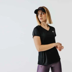 Kalenji Legging Long Running Respirant Femme - Dry+ Feel Violet -Magasin De Vêtements De Sport collant running run dry feel noir femme 9