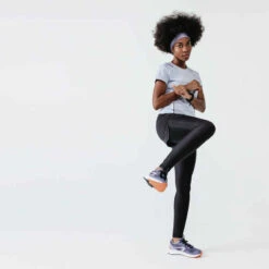 Kalenji Short Running Legging Intégré Femme - Dry + Noir -Magasin De Vêtements De Sport collant short 2 en 1 running run dry noir femme 3