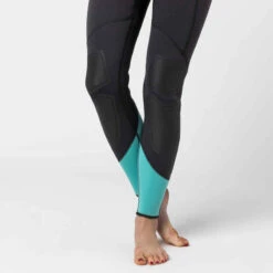 Combinaison Plongée Femme Néoprène 5mm - SCD 500 Gris Et Bleu -Magasin De Vêtements De Sport combinaison neoprene de plongee bouteille femme scd 100 5mm grisslashbleu 8
