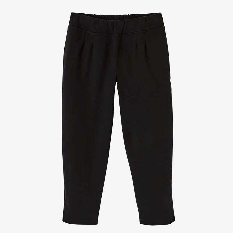 Pantalon Corsaire Ajusté Fitness Femme Fit+ - 500 Noir 5 Pantalon Corsaire Ajusté Fitness Femme Fit+ - 500 Noir – Image 5