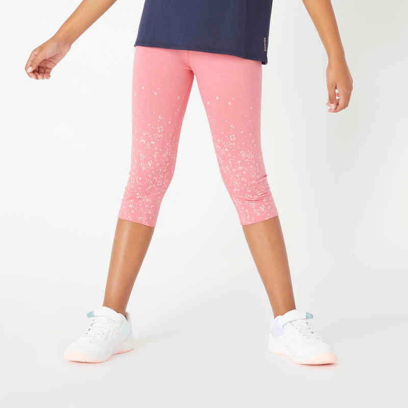 Corsaire Fille Coton - 320 Imprimé Vert 1 Corsaire Fille Coton - 320 Imprimé Vert