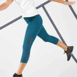 Artengo Legging Tennis Court Dry Femme - Corsaire Dry HIP BALL Vert Foncé 11 Artengo Legging Tennis Court Dry Femme - Corsaire Dry HIP BALL Vert Foncé -Magasin De Vêtements De Sport corsaire de tennis femme dry 900 marine 3
