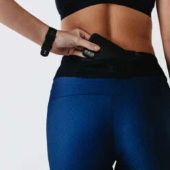 Kalenji Legging Court Running Respirant Femme - Dry+ Feel Bleu 15 Kalenji Legging Court Running Respirant Femme - Dry+ Feel Bleu -Magasin De Vêtements De Sport corsaire jogging femme run dry feel noir 3