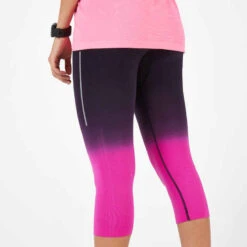 CORSAIRE RUNNING FEMME RESPIRANT KIPRUN CARE NOIR ROSE -Magasin De Vêtements De Sport corsaire running femme respirant kiprun care noir corail clair 3