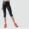 Kalenji Legging Court Running Femme - Dry Noir