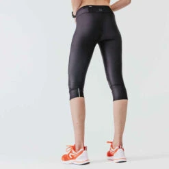 Kalenji Legging Court Running Femme - Dry Noir -Magasin De Vêtements De Sport corsaire running run dry noir femme 5
