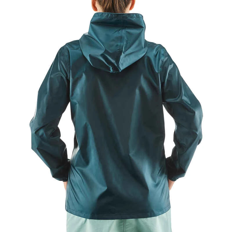 Quechua Veste Coupe Vente Et Déperlante De Randonnée - Raincut 1/2 Zip - Femme 3 Quechua Veste Coupe Vente Et Déperlante De Randonnée - Raincut 1/2 Zip - Femme – Image 3