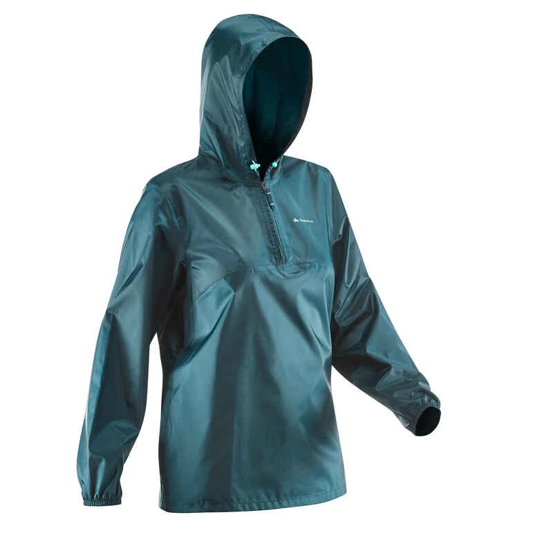 Quechua Veste Coupe Vente Et Déperlante De Randonnée - Raincut 1/2 Zip - Femme 4 Quechua Veste Coupe Vente Et Déperlante De Randonnée - Raincut 1/2 Zip - Femme – Image 4