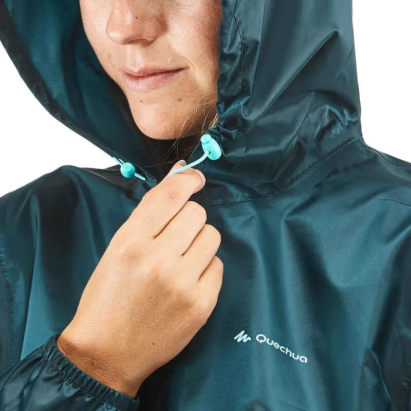 Quechua Veste Coupe Vente Et Déperlante De Randonnée - Raincut 1/2 Zip - Femme 5 Quechua Veste Coupe Vente Et Déperlante De Randonnée - Raincut 1/2 Zip - Femme – Image 5