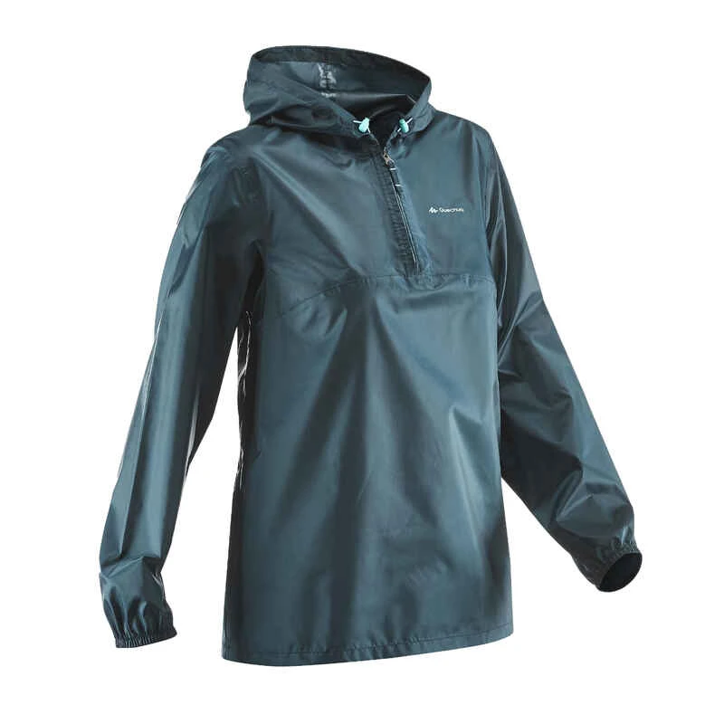 Quechua Veste Coupe Vente Et Déperlante De Randonnée - Raincut 1/2 Zip - Femme 1 Quechua Veste Coupe Vente Et Déperlante De Randonnée - Raincut 1/2 Zip - Femme