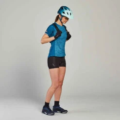 Rockrider Cuissard VELO VTT ST 100 Femme Noir -Magasin De Vêtements De Sport cuissard vtt st 100 femme noir 2