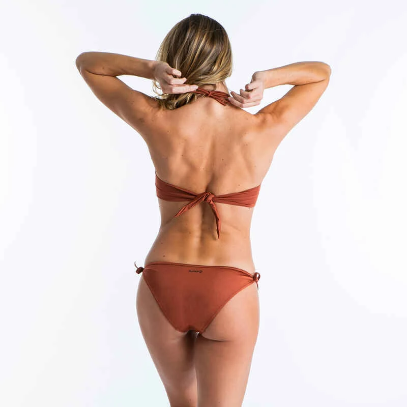 CULOTTE NOUÉE FEMME SURF SOFY BRONZE 5 CULOTTE NOUÉE FEMME SURF SOFY BRONZE – Image 5