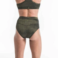 Culotte Taille Haute Femme ROSA PAILLETEE NOIR OR Idéale Pour Le Surf 11 Culotte Taille Haute Femme ROSA PAILLETEE NOIR OR Idéale Pour Le Surf -Magasin De Vêtements De Sport culotte taille haute femme rosa pailletee noir or ideale pour le surf 2