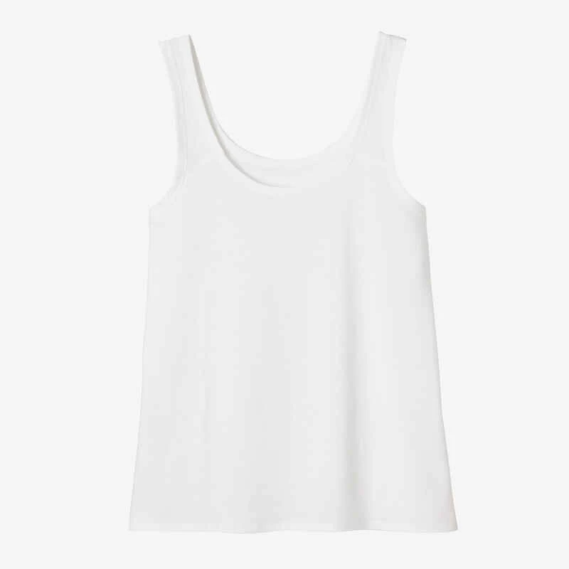 Débardeur Fitness Femme - 100 Blanc 6 Débardeur Fitness Femme - 100 Blanc – Image 6