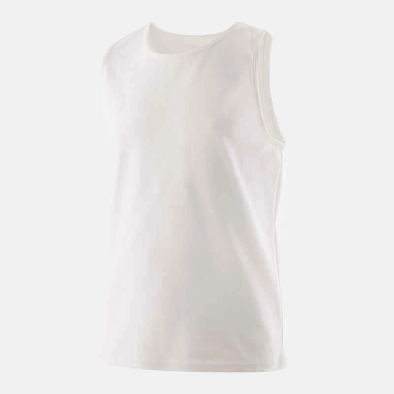 Débardeur Garçon Coton - Basique Blanc 2 Débardeur Garçon Coton - Basique Blanc – Image 2