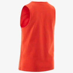 Débardeur Basique Rouge Imprimé ENFANT -Magasin De Vêtements De Sport debardeur 100 garcon gym enfant bleu marine imprime blanc 2