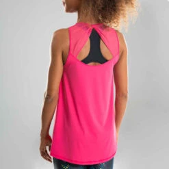 Débardeur Danse Fitness Rose Femme -Magasin De Vêtements De Sport debardeur danse fitness rose femme 7