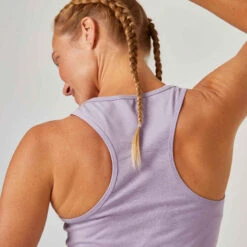 Débardeur Slim Fitness Femme - 500 Violet 12 Débardeur Slim Fitness Femme - 500 Violet -Magasin De Vêtements De Sport debardeur fitness ajuste 500 noir 4