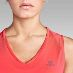 Kalenji Débardeur Respirant Running Femme - Dry Corail Fluo 13 Kalenji Débardeur Respirant Running Femme - Dry Corail Fluo -Magasin De Vêtements De Sport debardeur jogging run dry femme corail 5