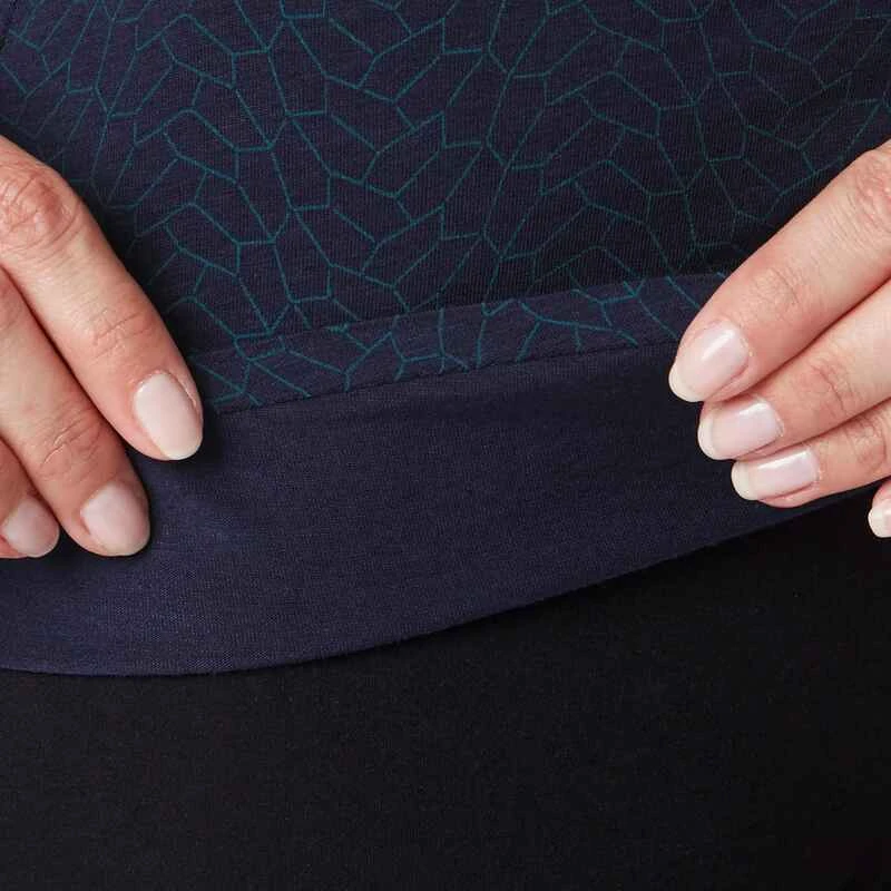 Débardeur Fitness Femme Col Rond Ajustée Synthétique - 900 Bleu Marine 6 Débardeur Fitness Femme Col Rond Ajustée Synthétique - 900 Bleu Marine – Image 6