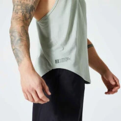 Débardeur Stringer Musculation Kaki Clair -Magasin De Vêtements De Sport debardeur stringer musculation noir 3