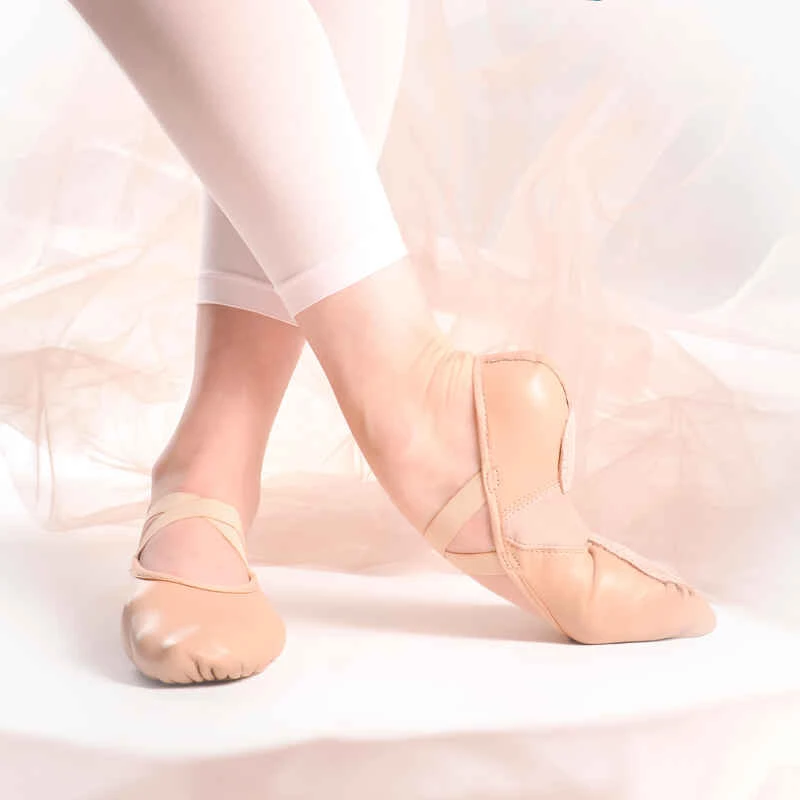 Demi-pointes Danse Classique Bi-semelles En Cuir Souple Beige Tailles 28-40 1 Demi-pointes Danse Classique Bi-semelles En Cuir Souple Beige Tailles 28-40